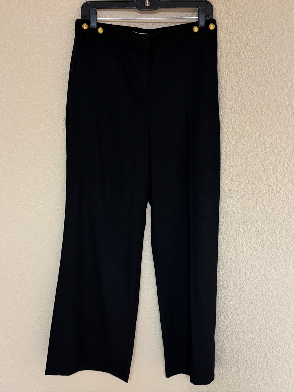 Loft Classic Black Wide-Leg Women's Pants